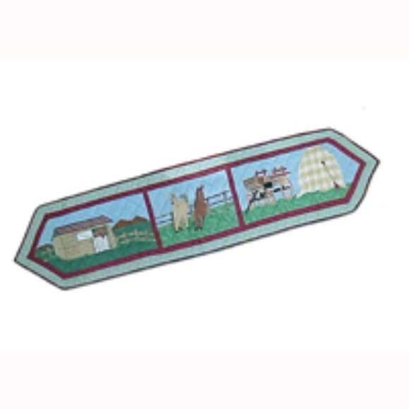 Set of 4 Long Table Runner Horse